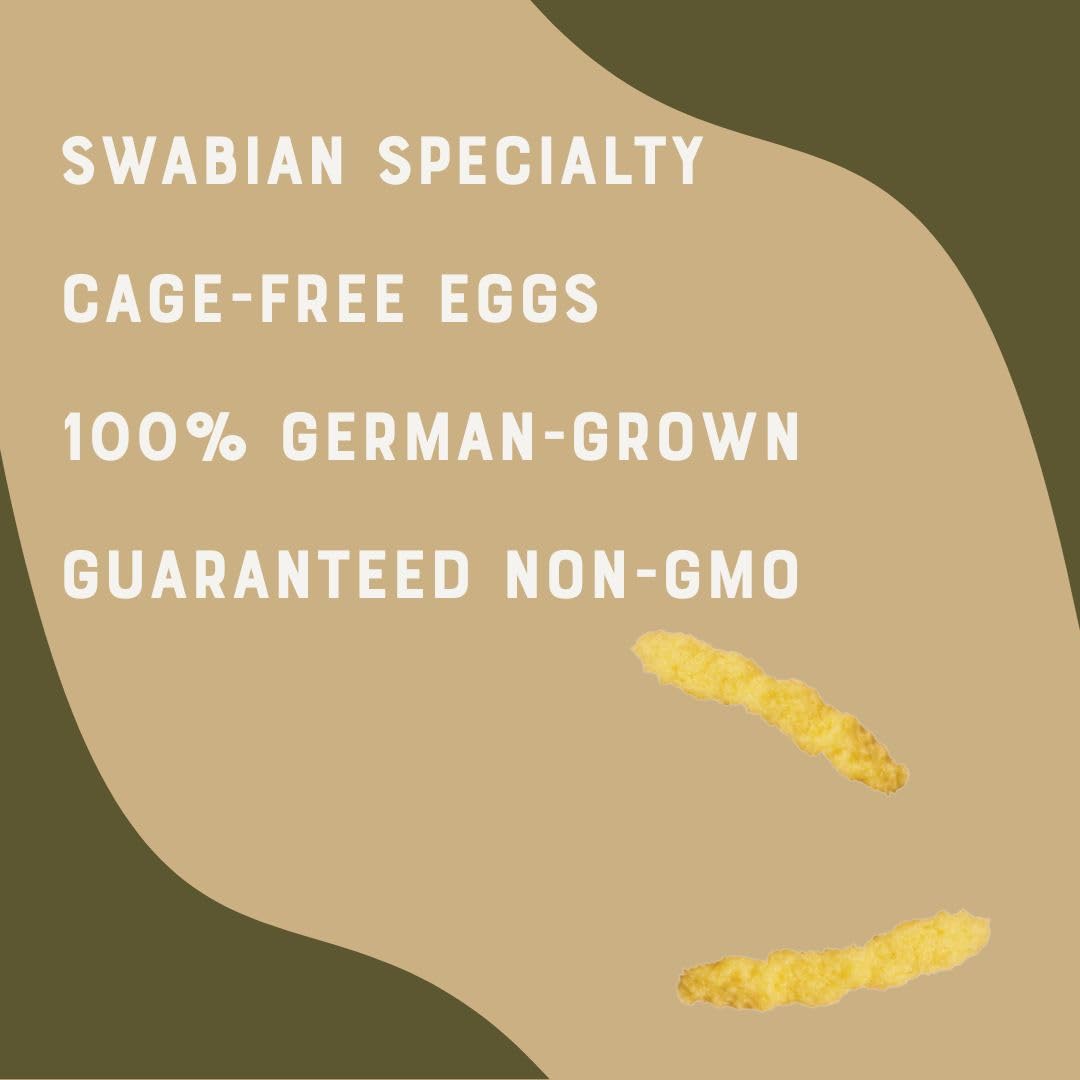 Bechtle Spaetzle Bavarian Style Egg Noodles - Traditional German Pasta, Authentic Imported from Germany, Cage-Free Eggs & Durum Wheat Semolina