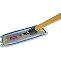Rubbermaid Commercial Products 6" Flow Finish Pad, Blue, for Janitorial/Professional Cleaners and Heavy-Duty industrial Cleaning/Finishing on