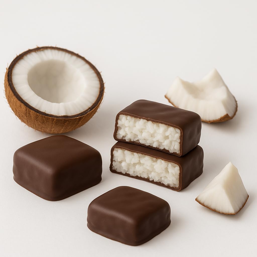 Snack Size Patties - 5 oz Bag - Creamy Coconut Filling with Rich Dark Chocolate - Individually Wrapped Candy Bites - Tropical Sweet Treat - Gourmet