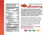 Northwest Wild Foods Organic Strawberry Fruit Powder Sweet Pure Dried Fruit Natural Hand Harvested - in Smoothies, Oatmeal, Dessert (8 Ounces)