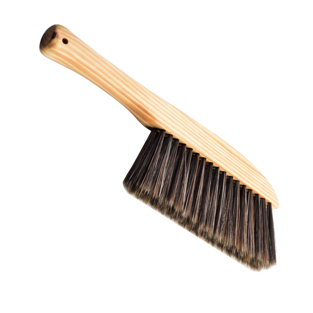 EXCEART Soft Bristle Brush for Counter Woodworking Gardening Furniture Drafting Patio (Wood Color Random Wooden Grain)