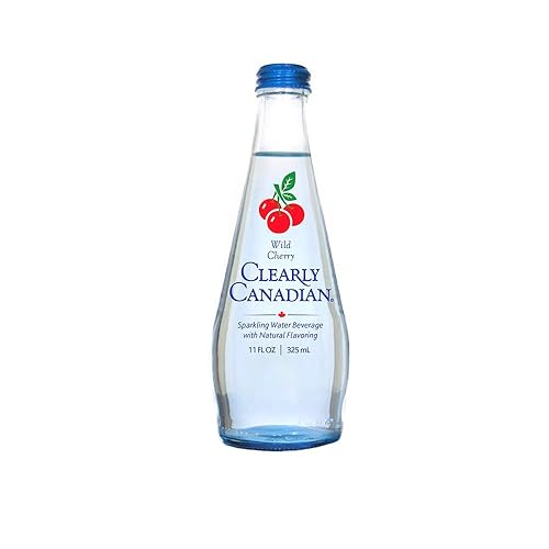 Clearly Canadian Sparkling Flavored Water (Wild Cherry, 6 Pack)