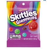Bundl'd Skittles Gummies Variety Pack - 5 Bag Candy Sampler with Original Gummies, Sour, Wild Berry, Fuego Sweet & Spicy, and Freeze Dried Candy