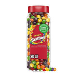 SKITTLES Original Chewy Fruity Rainbow Candy For Mid Day Snacking, Road Trips, Gaming & Party Fun, 30 Oz Resealable Bulk Candy Jar