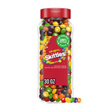 SKITTLES Original Chewy Fruity Rainbow Candy For Mid Day Snacking, Road Trips, Gaming & Party Fun, 30 Oz Resealable Bulk Candy Jar