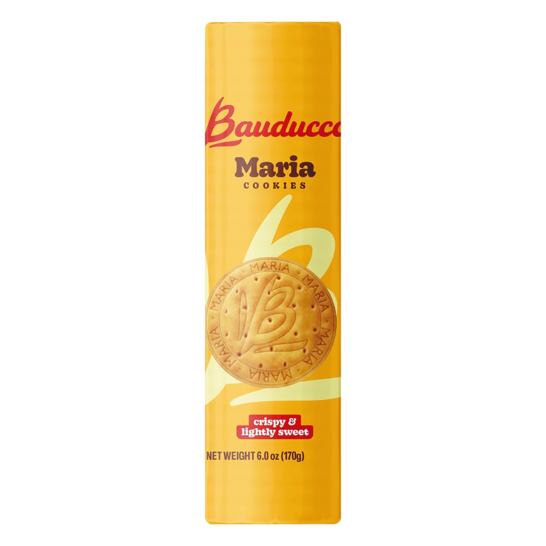 Bauducco Maria Cookies, 18.0 oz (Pack of 3) - Classic Crispy Cookies for Snacking, Coffee, or Tea - Perfect Dessert Treat with No Artificial Flavors