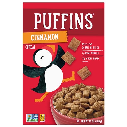 Barbara's Bakery Puffins, Cinnamon, 10 oz