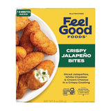 Feel Good Foods Crispy Jalapeno Popper Bites | Gluten-Free Frozen Appetizer Stuffed with Cream Cheese in Crispy Breading | 8oz