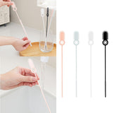 NentMent 8 Pack Iced Coffee Cups Straw Cleaner Brush 3 in 1 Drinking Straws Brush Insulated Tumblers Cleaning Brush for Flip Straw Tumbler Water