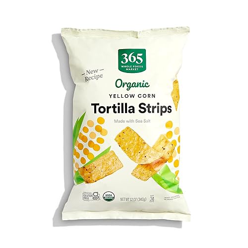 365 by Whole Foods Market, Organic Yellow Corn Tortilla Strips, 12 Ounce