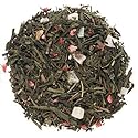 Denise's Fine Tea, USDA Organic, Long Island Strawberry, Flavored Green Tea, High Antioxidant, Loose Leaf (100g), Kosher, Vegan, Ethically Sourced