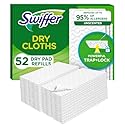 Swiffer Sweep + Mop, Dry Pads Refill, Floor Cleaner for Dirt, Dust, Hair, Cleaning Cloths for Mopping Home, Bathroom, Kitchen, Dust Mop, Floor Duster