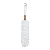 Full Circle Dust Whisperer Microfiber Duster - Machine Washable, For Ceiling Fans, Blinds, Furniture - White