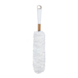 Full Circle Dust Whisperer Microfiber Duster - Machine Washable, For Ceiling Fans, Blinds, Furniture - White