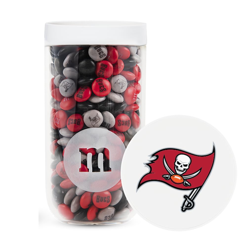 M&M'S NFL Tampa Bay Buccaneers Milk Chocolate Gift Jar, 12.7 oz
