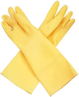 SUNRISE Carnation Latex Glove for Dish Washing/Cleaning/Multi Purposes #400 (1)