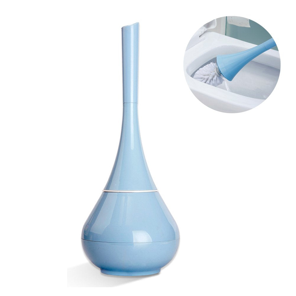 Toilet Brush with Holder, INCHANT Bathroom Detachable Toilet Brush - Blue