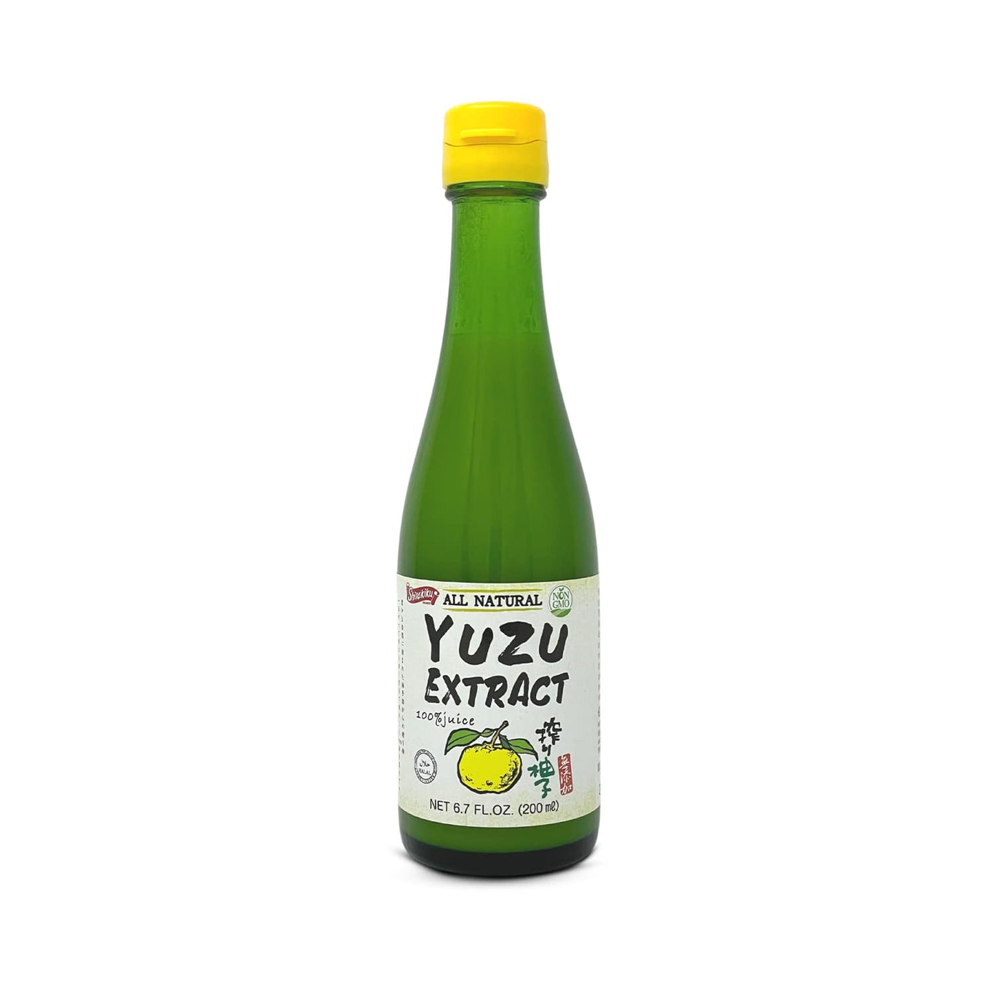 Shirakiku Japanese Yuzu Extract - Pure Yuzu Juice - Versatile Extract Used for Baking, Food Flavouring and Asian Drink Mixture | - 6. 76 Fl Oz (Pack