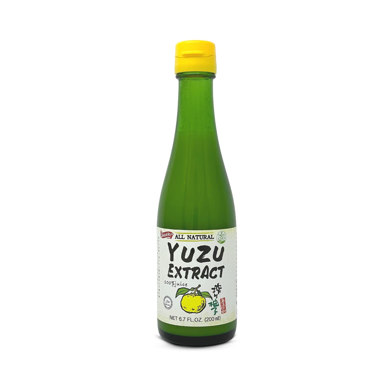 Shirakiku Japanese Yuzu Extract - Pure Yuzu Juice - Versatile Extract Used for Baking, Food Flavouring and Asian Drink Mixture | - 6. 76 Fl Oz (Pack