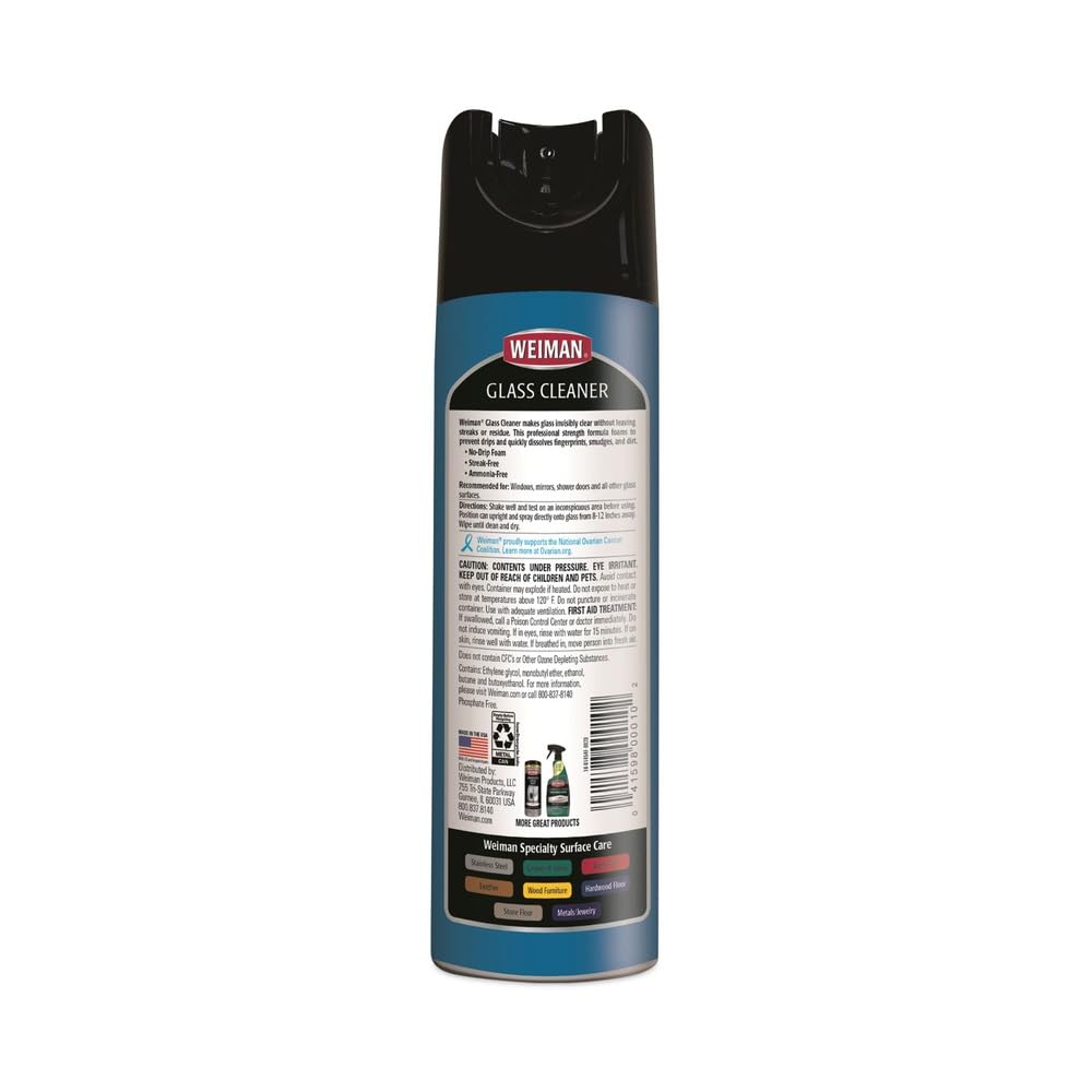 Weiman Glass Cleaner 19 OZ. (Pack of 6)