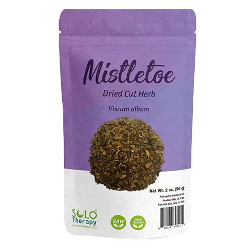 Mistletoe Herb 2 oz, Viscum album, Mistletoe Dried Cut Herb, Resealable Bag, Mistletoe Tea, Product From Croatia