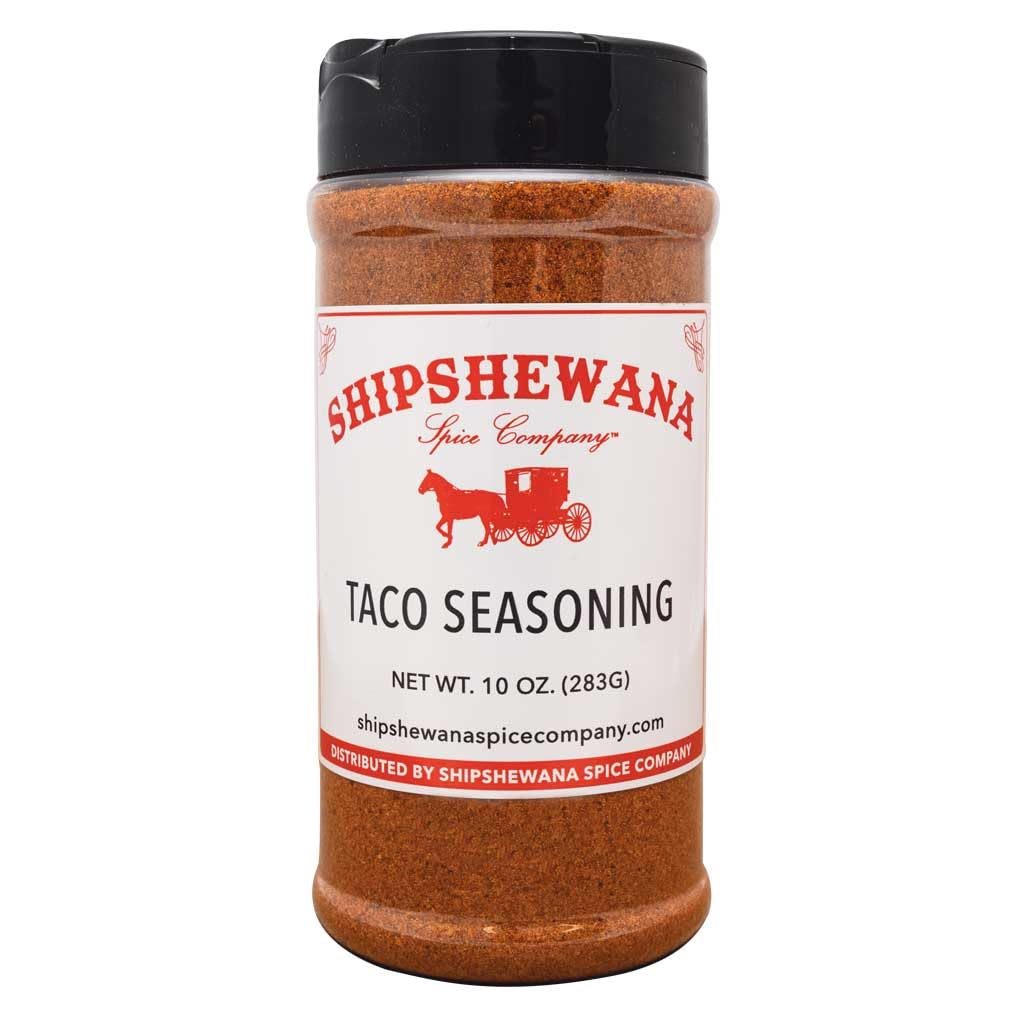 Shipshewana Spice Company Taco Seasoning, 10 oz - Bold Tex?Mex Spice Blend with Chili Powder, Cumin, Paprika & Cayenne for Tacos, Burritos & Ground