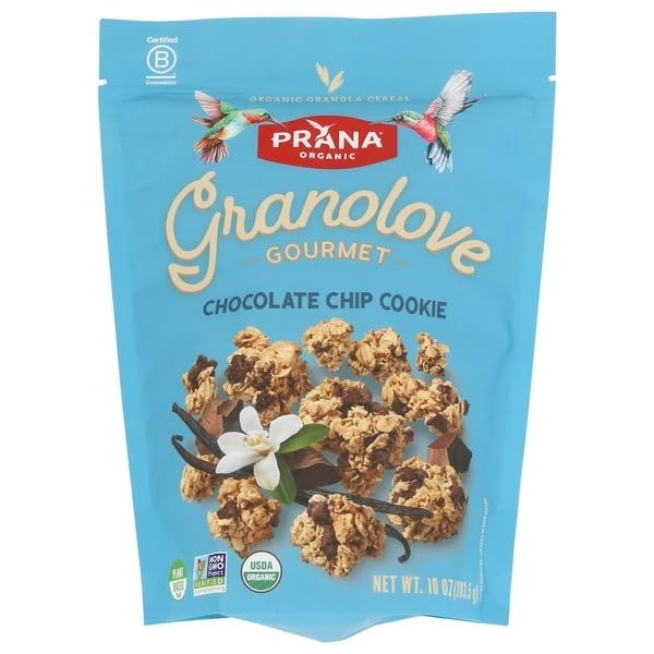 Prana, Chocolate Chip Cookie Crunch Granola, 10 Ounce