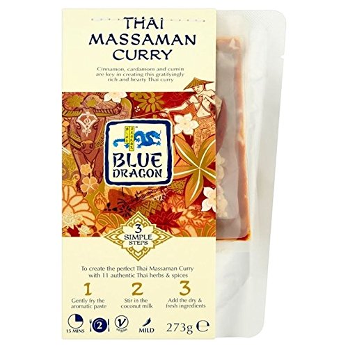 Blue Dragon Thai Massaman 3 Step Curry Kit 273g - Pack of 2