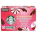 Starbucks Flavored K-Cup Coffee Pods - Peppermint Mocha for Keurig Brewers - 1 box (10 pods)