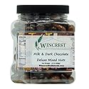 Milk & Dark Chocolate Deluxe Mixed Nuts - 1.5 Lb Tub