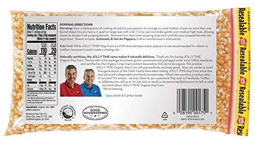 Jolly Time Organic Popcorn Kernels, 20 oz