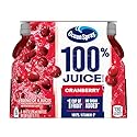Ocean Spray 100% Juice, Cranberry Juice, 10 Ounce Bottle (Pack of 6)