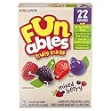 Funables Fruity Snacks, Mixed Berry Flavored Snacks, 0.8 oz 22 ct