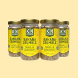 Kin Kitchen non-GMO Granola & Organic Quinoa Crisps, in a Glass Jar Recyclable and Resusable. Made with Real Fruit. No Aritificial Colors, Flavors, or