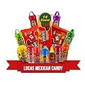 Lucas Mexican Candy Mix (14 Count) Variety of Sour, Sweet, Spicy, Include Lucas Skwinkles, Pelucas, Lucas Muecas, Baby Lucas, Gusano, Salsagheti by