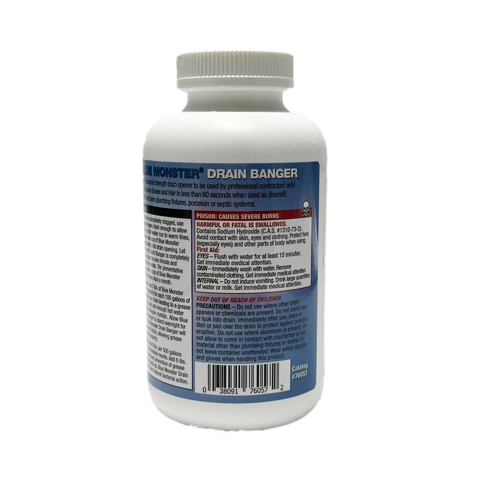 Blue Monster Drain Banger Drain Cleaner 2 lbs. - 2 Pack