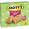 Mott's Soft Baked Bars, Berry, Made with Applesauce, 6 Ct, 5.76 oz