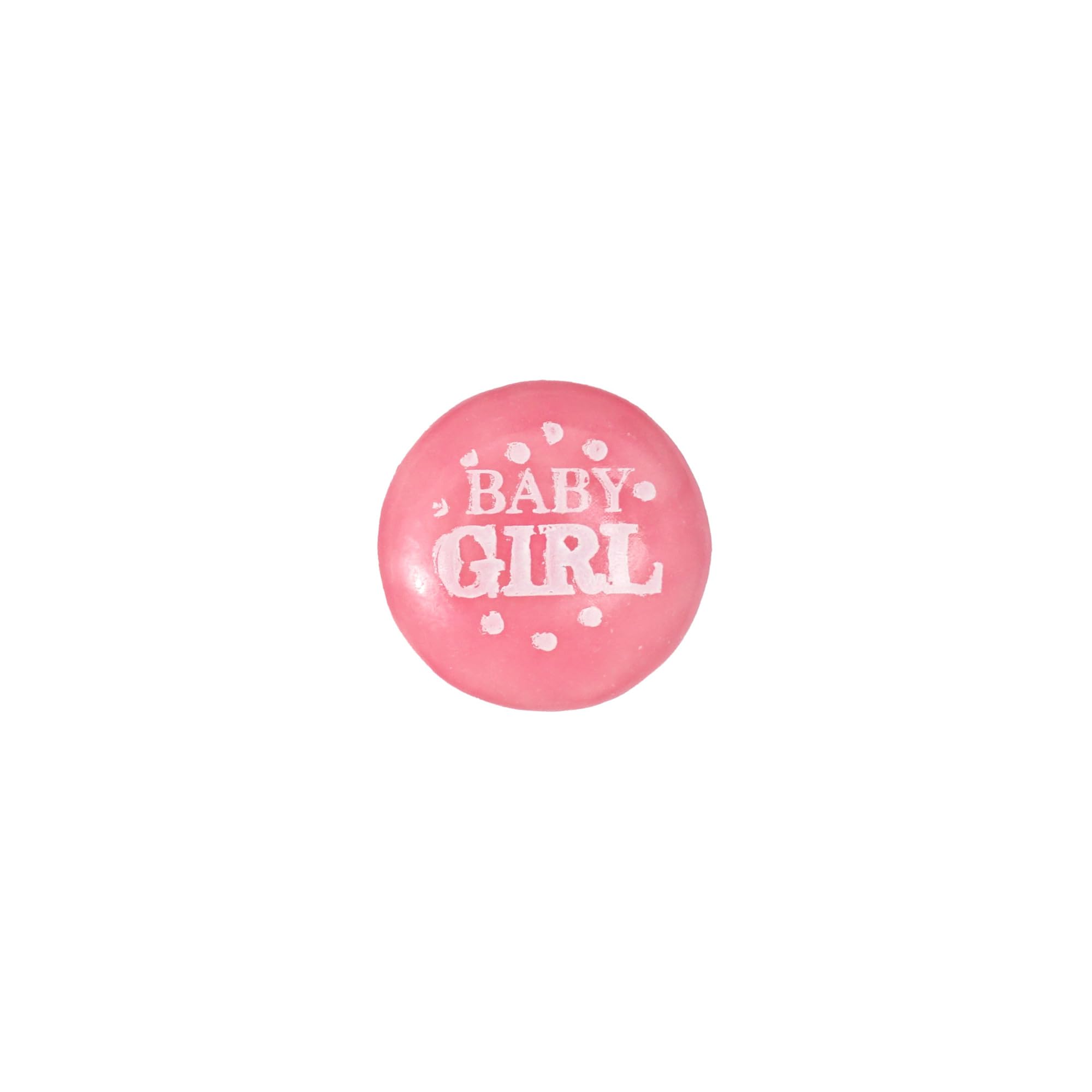 Baby Girl Pink Candy Gum Buttons, 2 Pound Bag (Approx. 180 Pieces), Pink Candy, Girl Baby Shower Candy, Baby Showers Treats