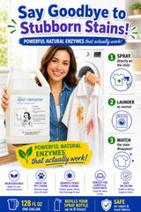 Fred's Ultra-Powered Enzyme Spot & Stain Remover for Carpet, Laundry, and More, Gallon Refill Size
