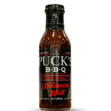 Puck's BBQ Shootout - Habanero Heat Sauce, 12 oz BBQ Sauce