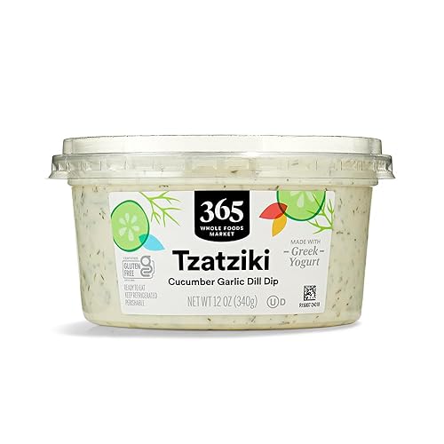 Whole Foods Market Tzatziki Cucumber Garlic Dill Dip, 12 Oz