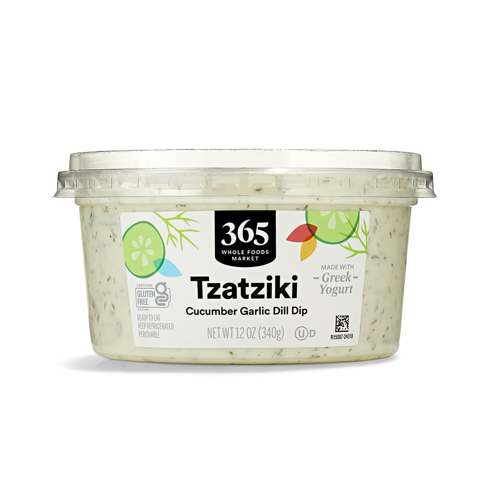 Whole Foods Market Tzatziki Cucumber Garlic Dill Dip, 12 Oz