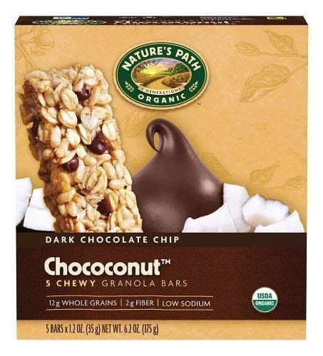Nature's Path Organic Granola Bars, Chococonut, 1.2 oz., 5-Count Bars