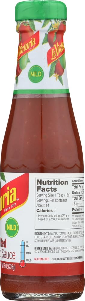 La Vic Red Taco Sce Mild, 8 ounce - 12 per case