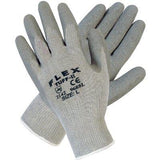 Memphis Glove 127-9688XL Extra Large Flex Tuff Iigray Cotton-Poly Shell 1