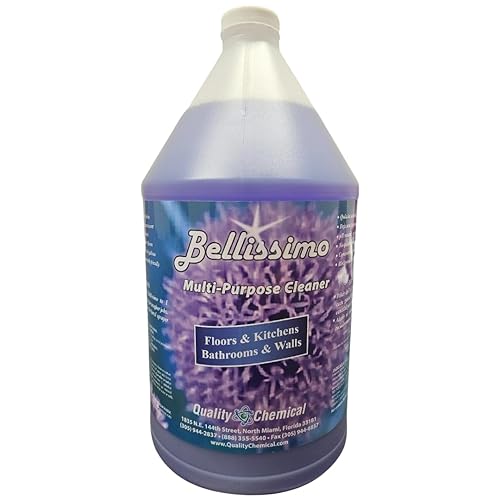 Quality Chemical BELLISSIMO All Purpose Cleaner - All Purpose Cleaner with Extra Cleaning Power and Long Lasting Lavender Scent, Super Concentrated