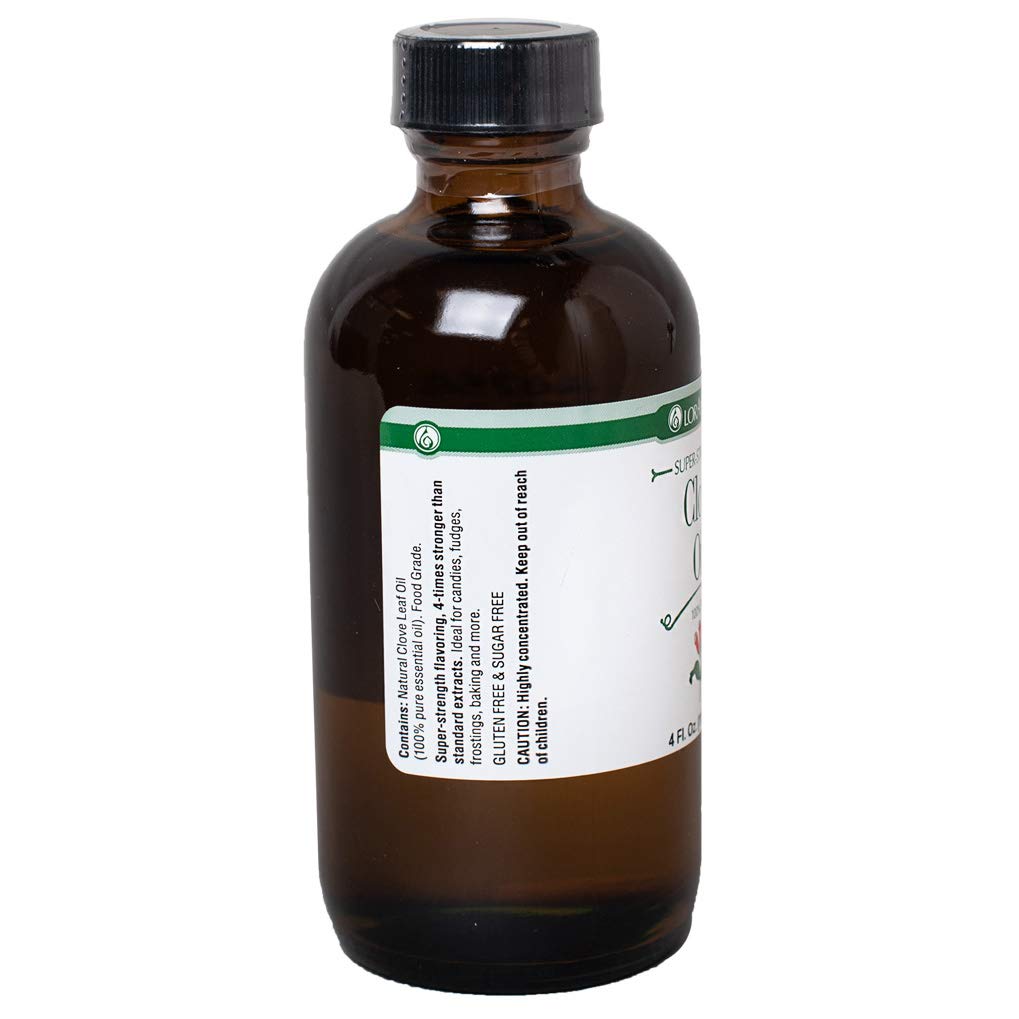 LorAnn Clove Leaf Oil SS Natural Flavor, 4 ounce bottle
