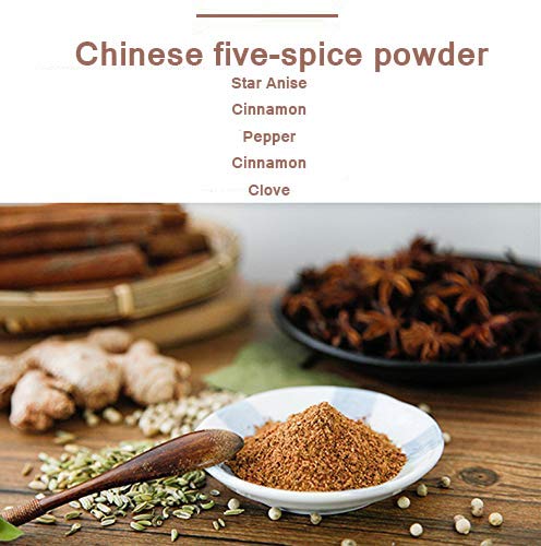 Chinese Five Spice Blend, Traditional 5 Spice Powder Mixed Seasoning, No Preservatives, for Asian Cuisine Stir Fry, 17.6 oz Plastic Shaker