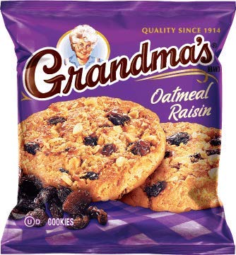 Grandma's Oatmeal Raisin Cookie, 2 count package (Pack of 20)