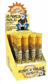 Miner’s Gold Candy “Detonates In Your Mouth” Pineapple - Orange Flavor Tubes - 24-Count Display Box